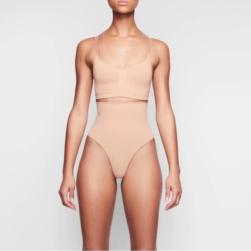 SMIMS- NWOB Core Control Mid Waist Thong Clay Women's Size L/XL